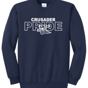 Copy of Navy Athletic Pride Crewneck Sweatshirt